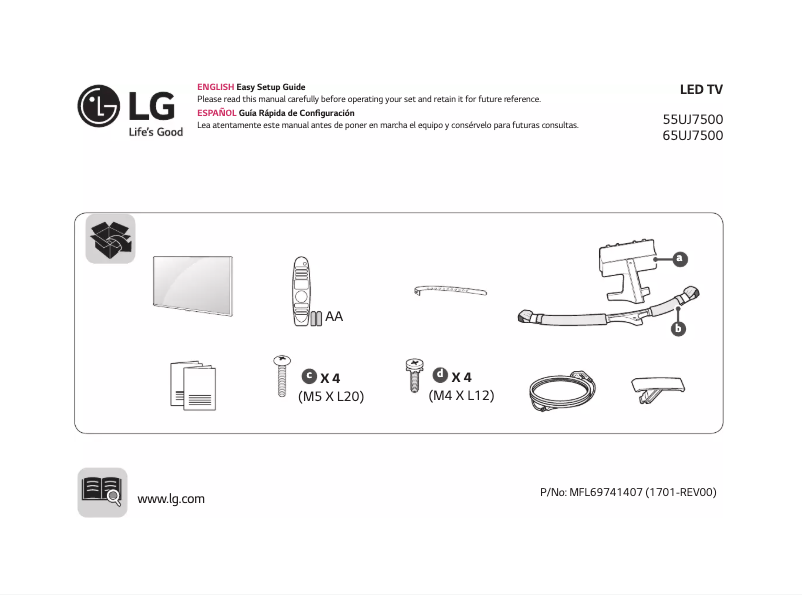 Página nº 1 - Manual de usuario LG 55UJ7500
