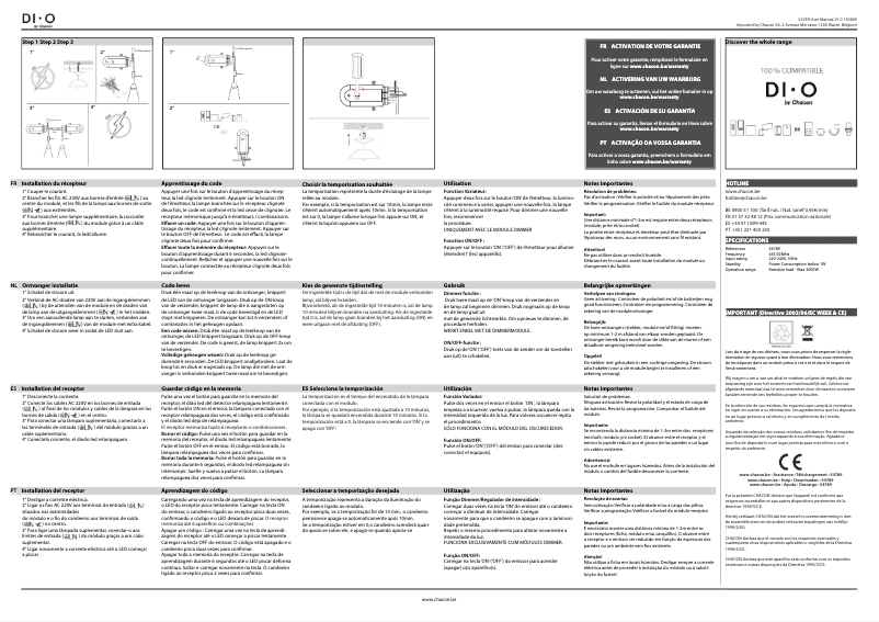 Página 1 del manual Manual de usuario DiO 54789