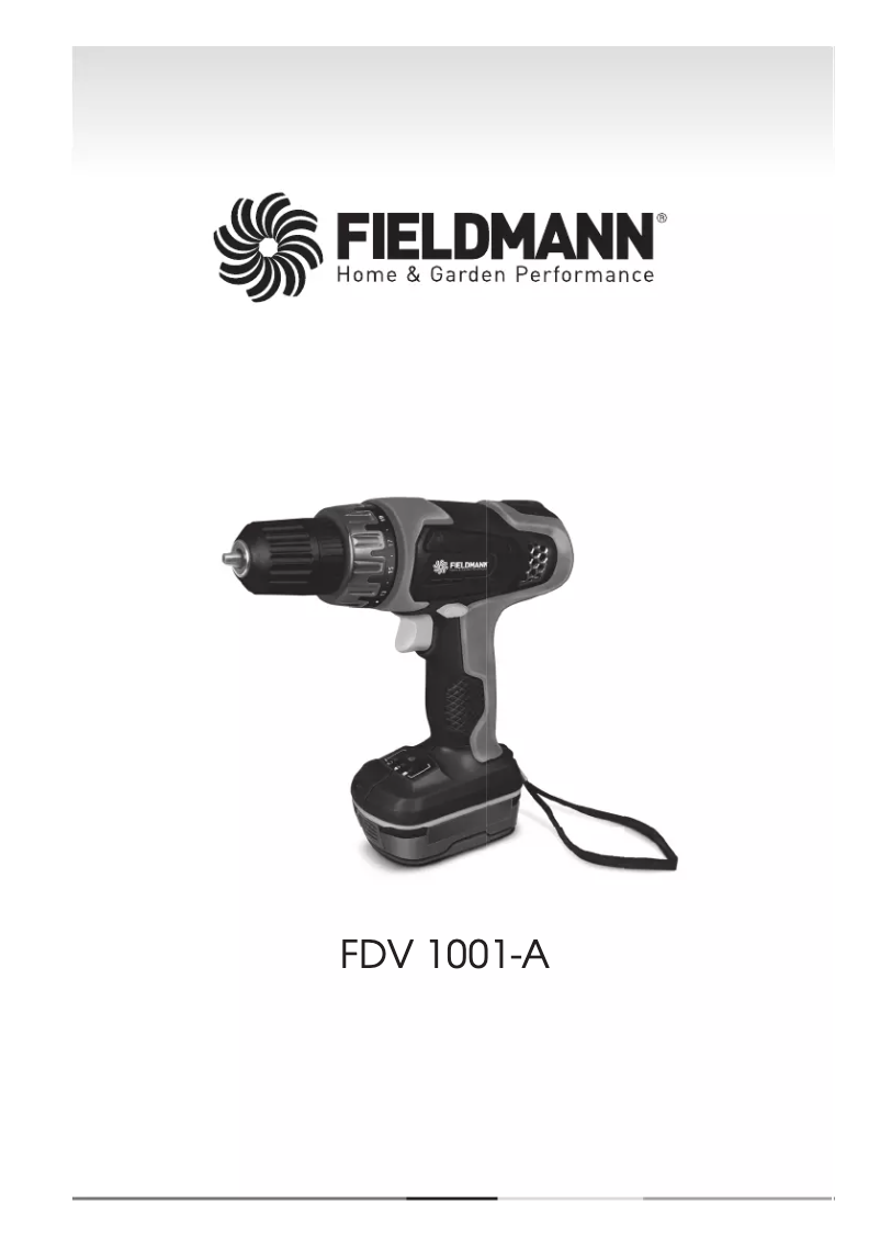 Imagen de la primera página del manual del dispositivo FDV 1001-A