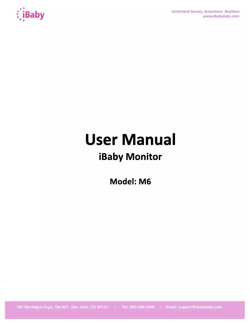 Página 1 del manual Manual de usuario iBaby M6T