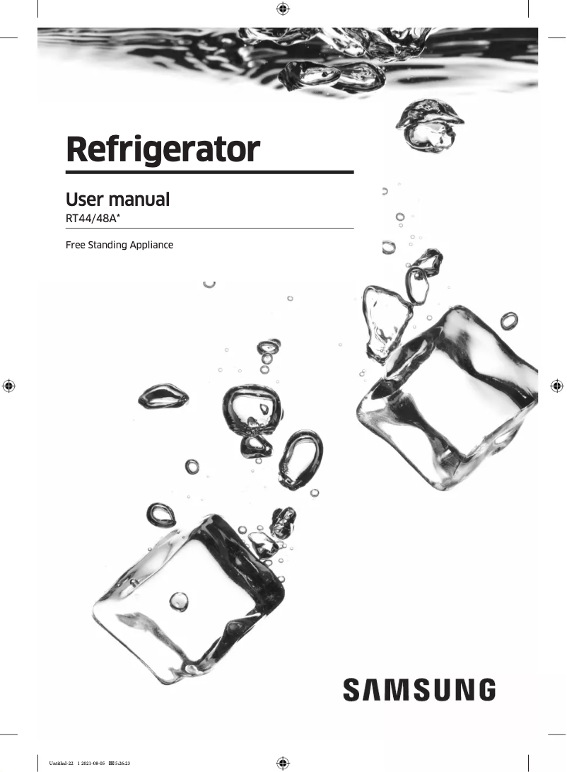 Imagen de la primera página del manual del dispositivo RT48A6654S9