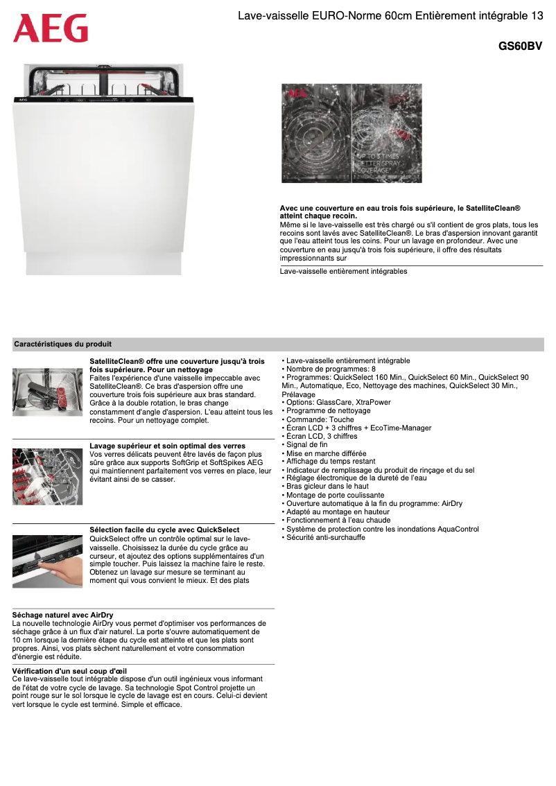 Imagen de la primera página del manual del dispositivo GS60BV