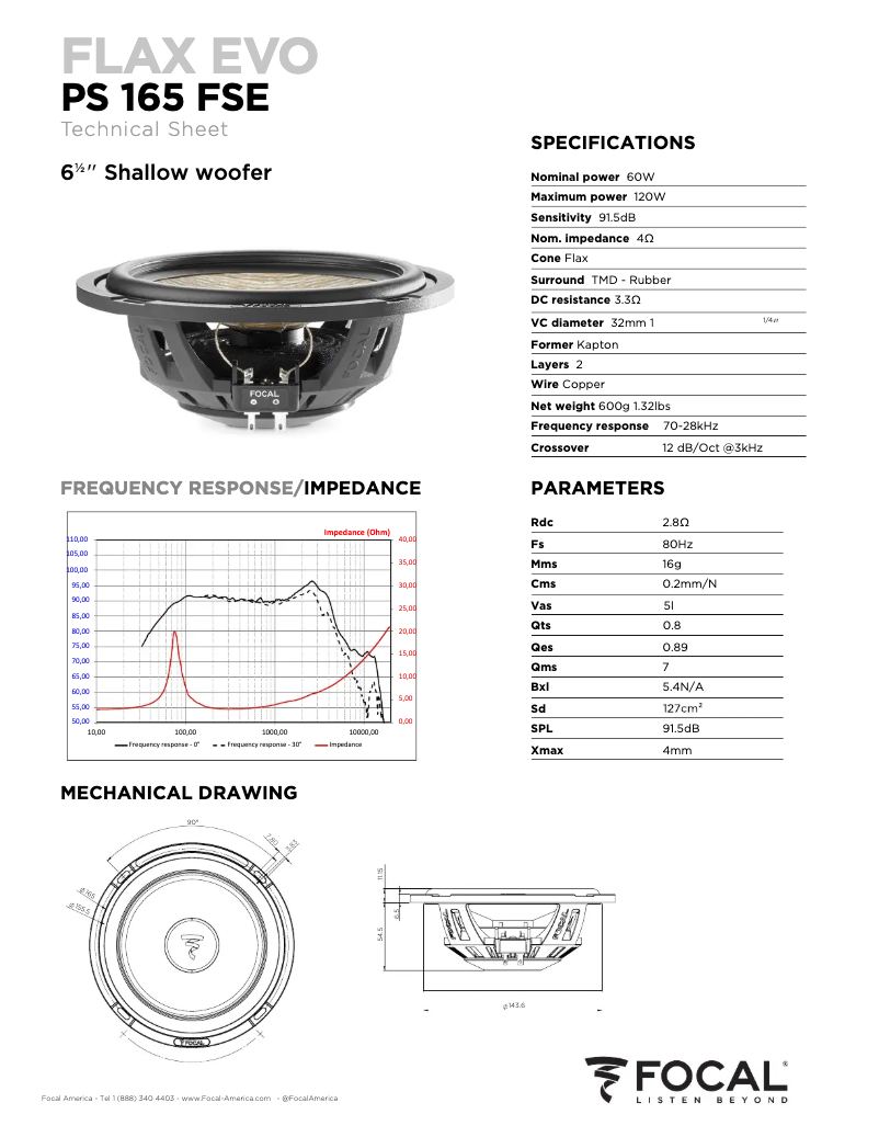 Imagen de la primera página del manual del dispositivo Flax Evo PS 165 FSE