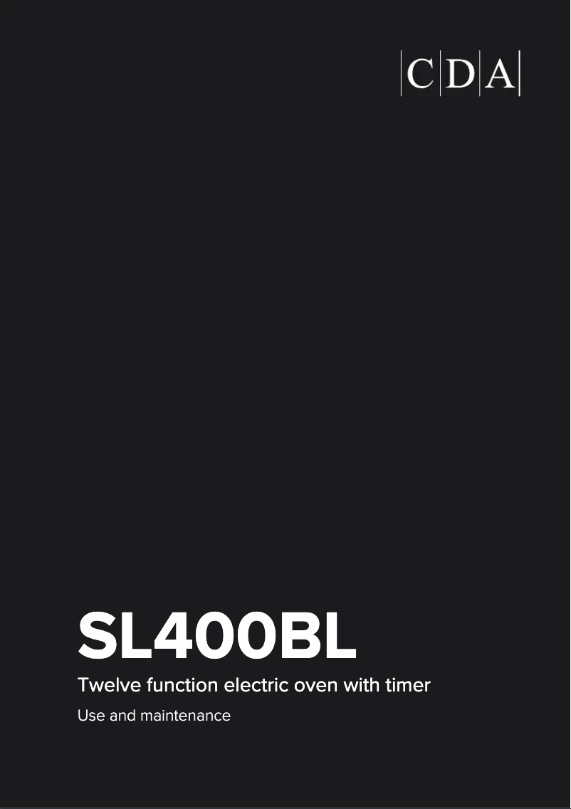 Imagen de la primera página del manual del dispositivo SL400BL