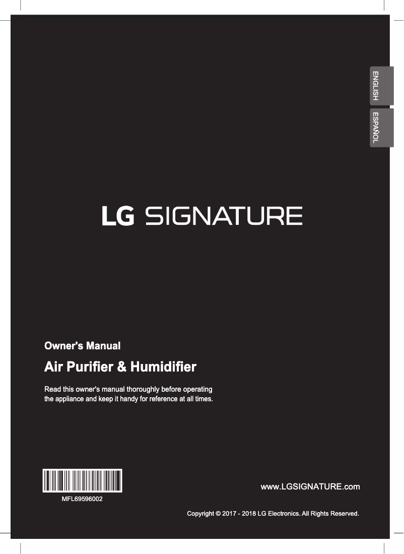 Página 1 del manual Manual de usuario LG Signature AM501YWM1