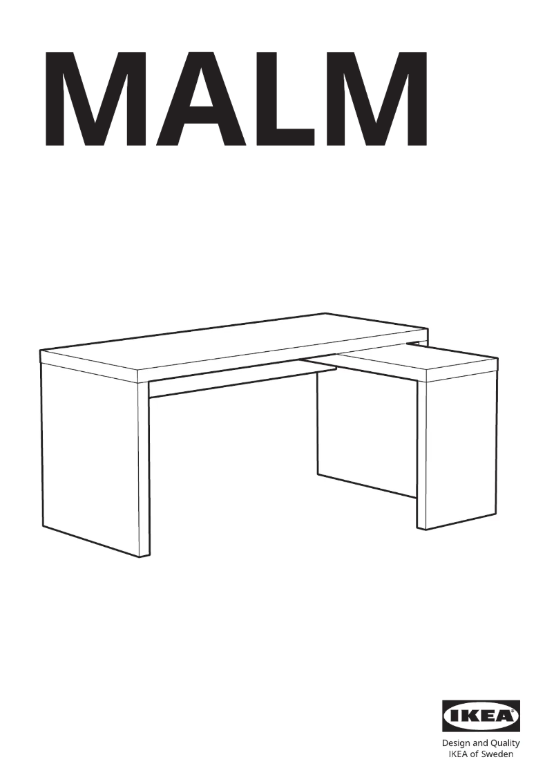 Página 1 del manual Manual de usuario Ikea MALM 203.611.52