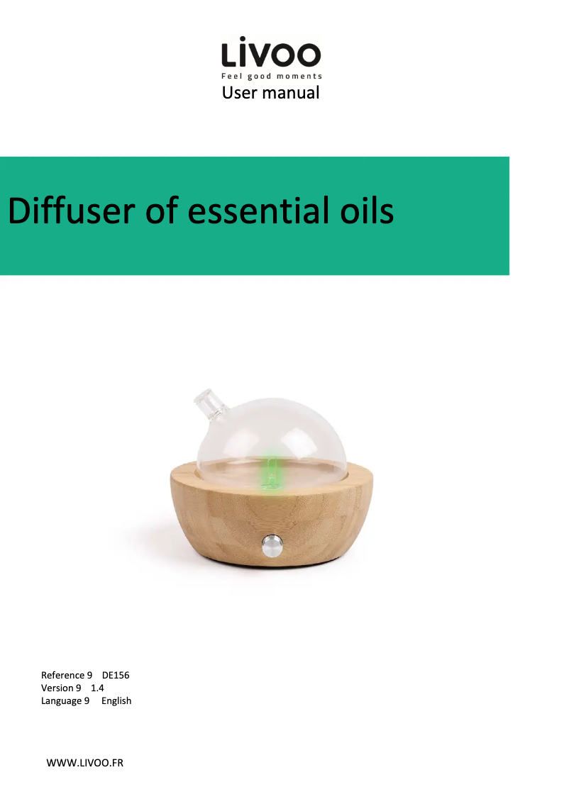Página nº 1 - Manual de usuario Livoo DE156