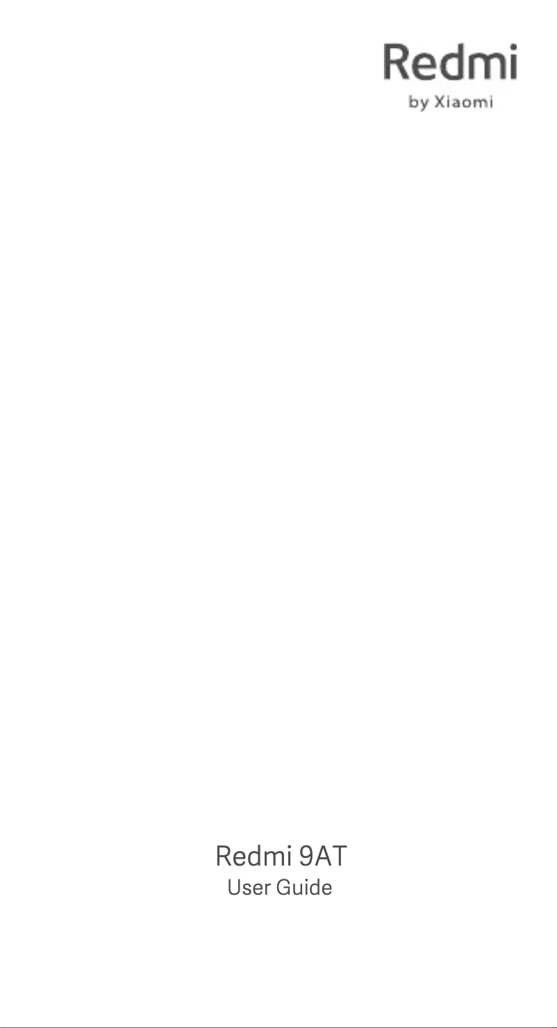 Imagen de la primera página del manual del dispositivo Redmi 9AT