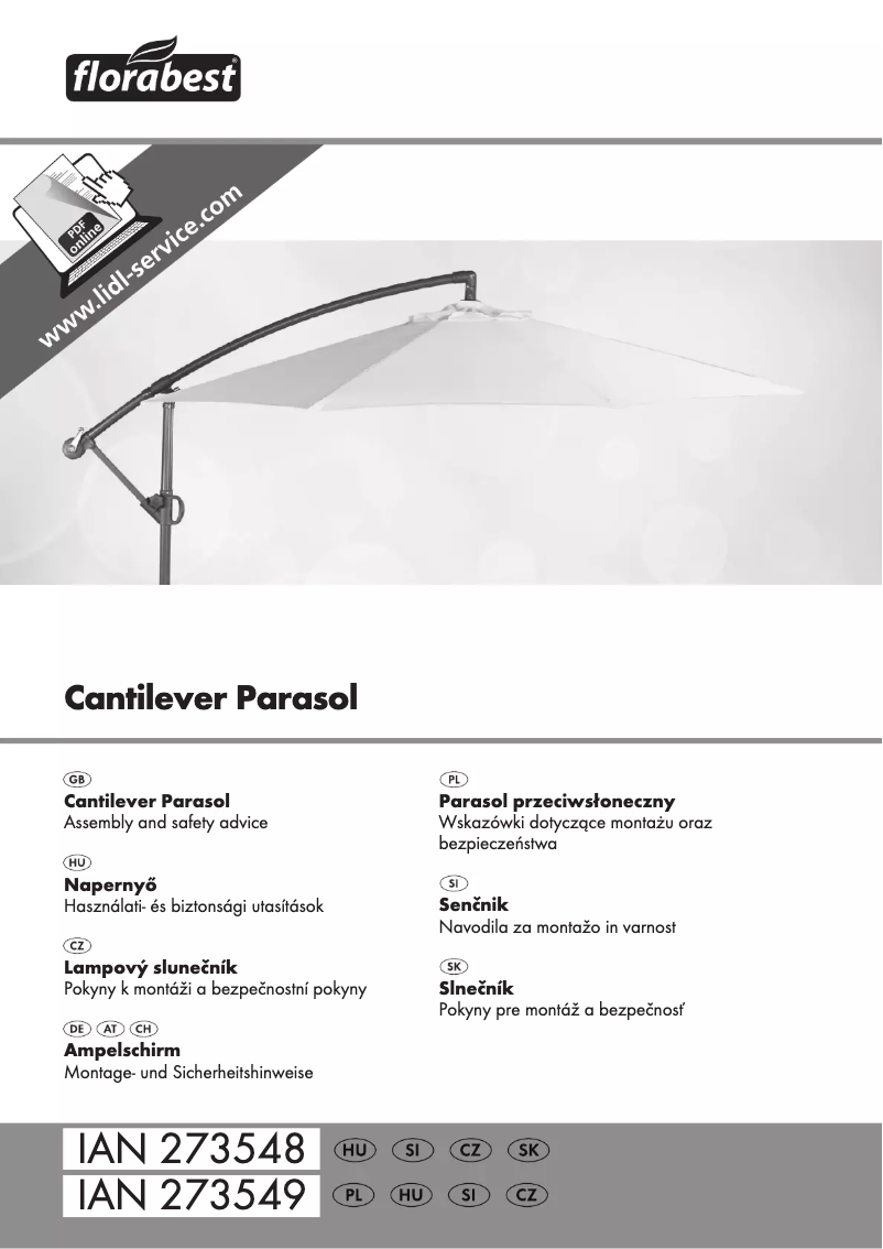 Página nº 1 - Manual de usuario Florabest IAN 273549