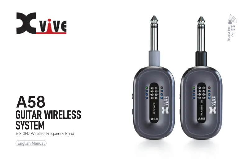 Imagen de la primera página del manual del dispositivo A58