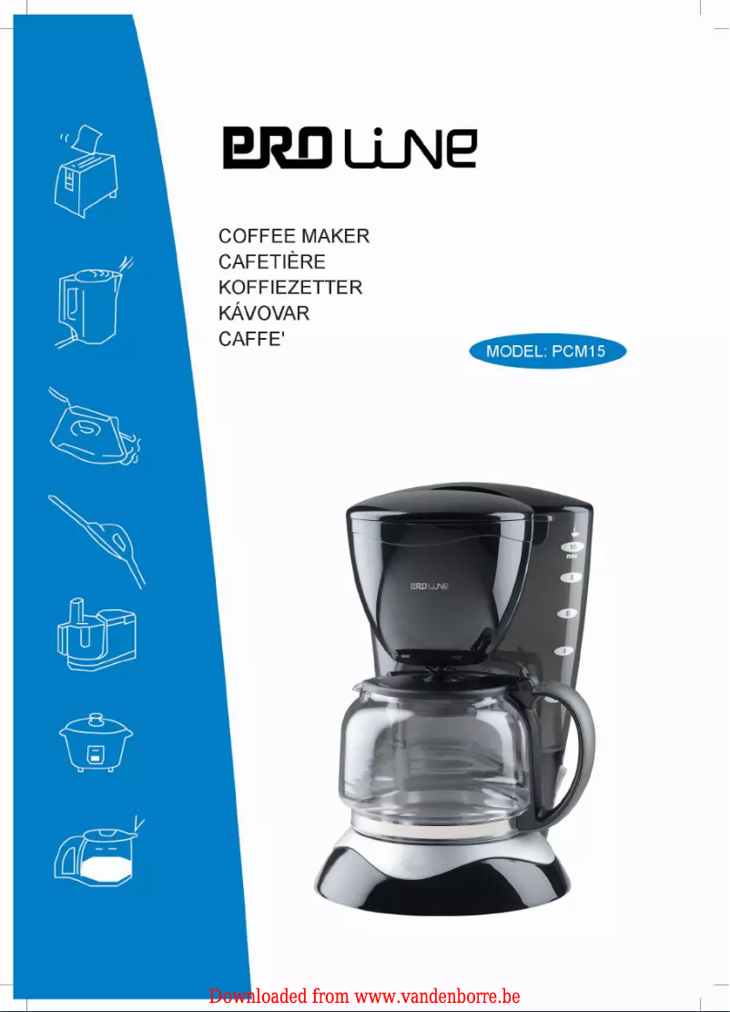 Imagen de la primera página del manual del dispositivo PCM15