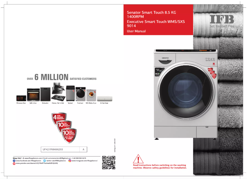 Imagen de la primera página del manual del dispositivo Senator Smart Touch SX