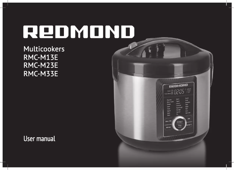 Imagen de la primera página del manual del dispositivo RMC-M13E