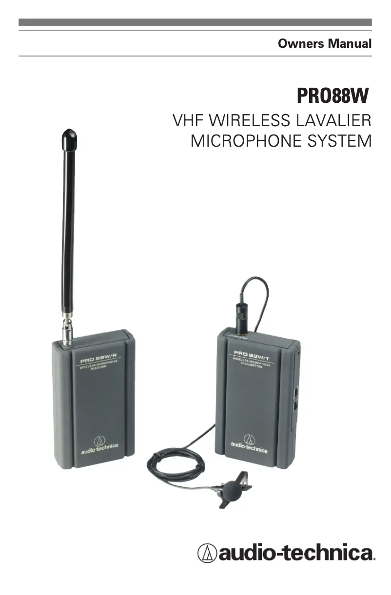 Imagen de la primera página del manual del dispositivo Pro 88W-830