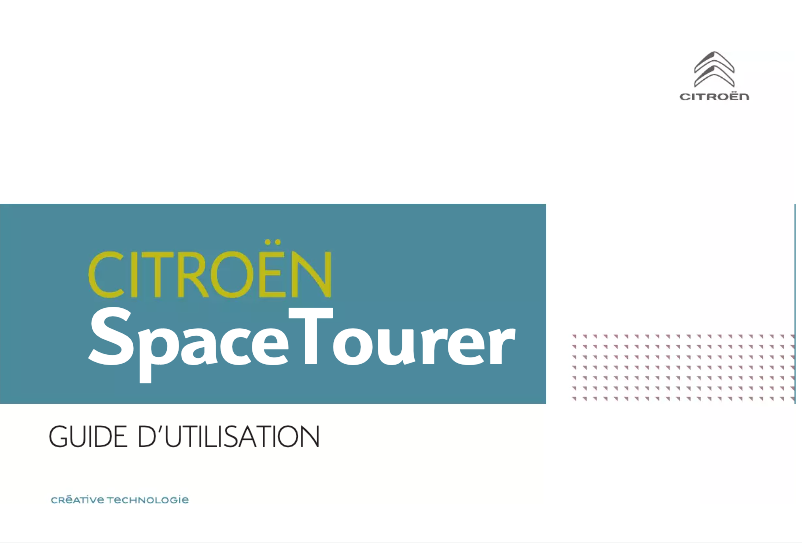 Página nº 1 - Manual de usuario Citroën SpaceTourer (2017)