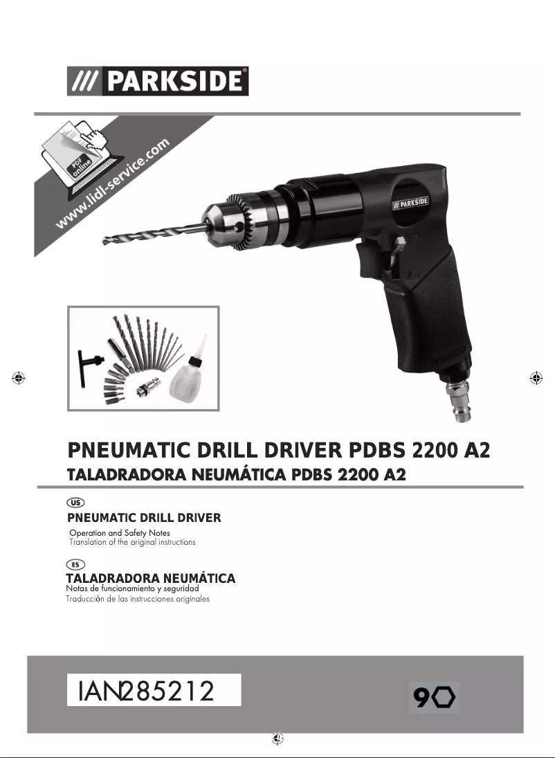 Página 1 del manual Manual de usuario Parkside PDKS 6.3 A1