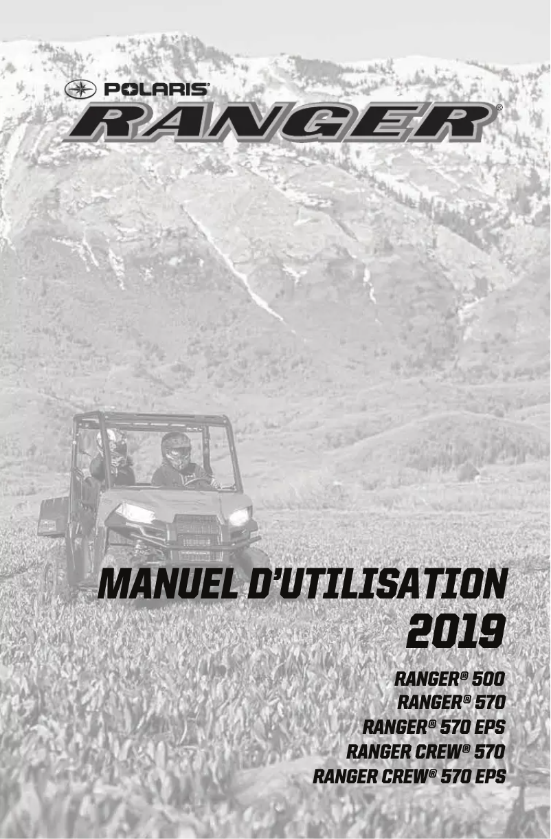 Página 1 del manual Manual de usuario Polaris CREW 570 EPS (2019)