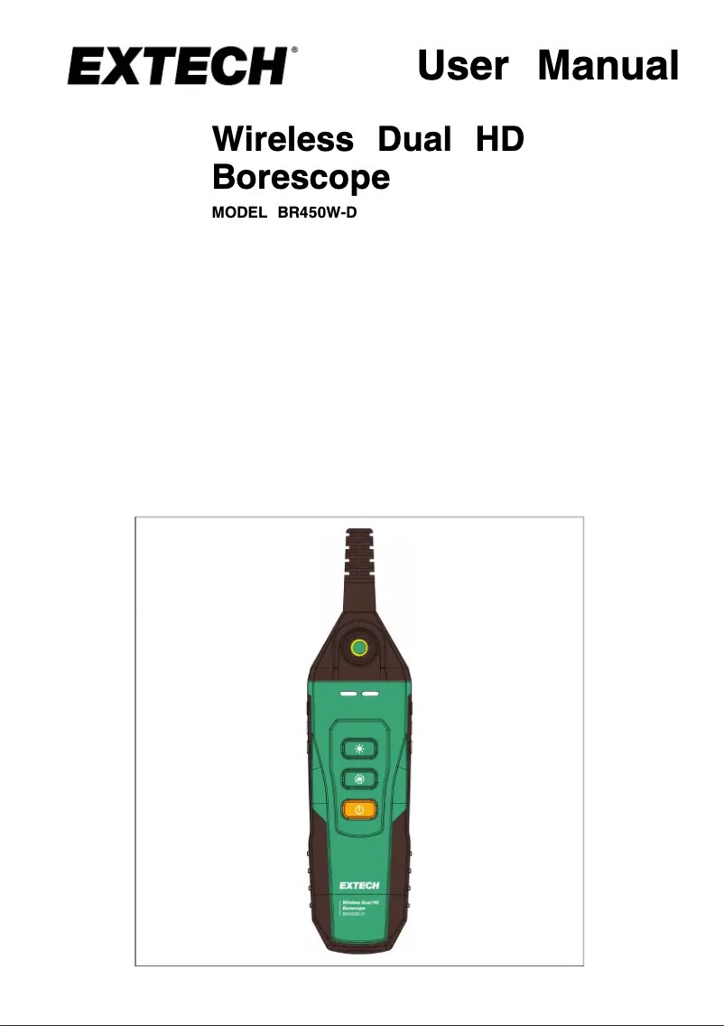 Imagen de la primera página del manual del dispositivo BR450W-D