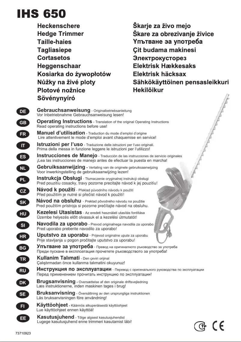 Página 1 del manual Manual de usuario IKRA IHS 650