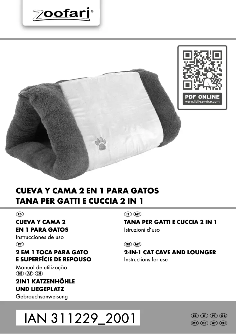 Imagen de la primera página del manual del dispositivo IAN 311229