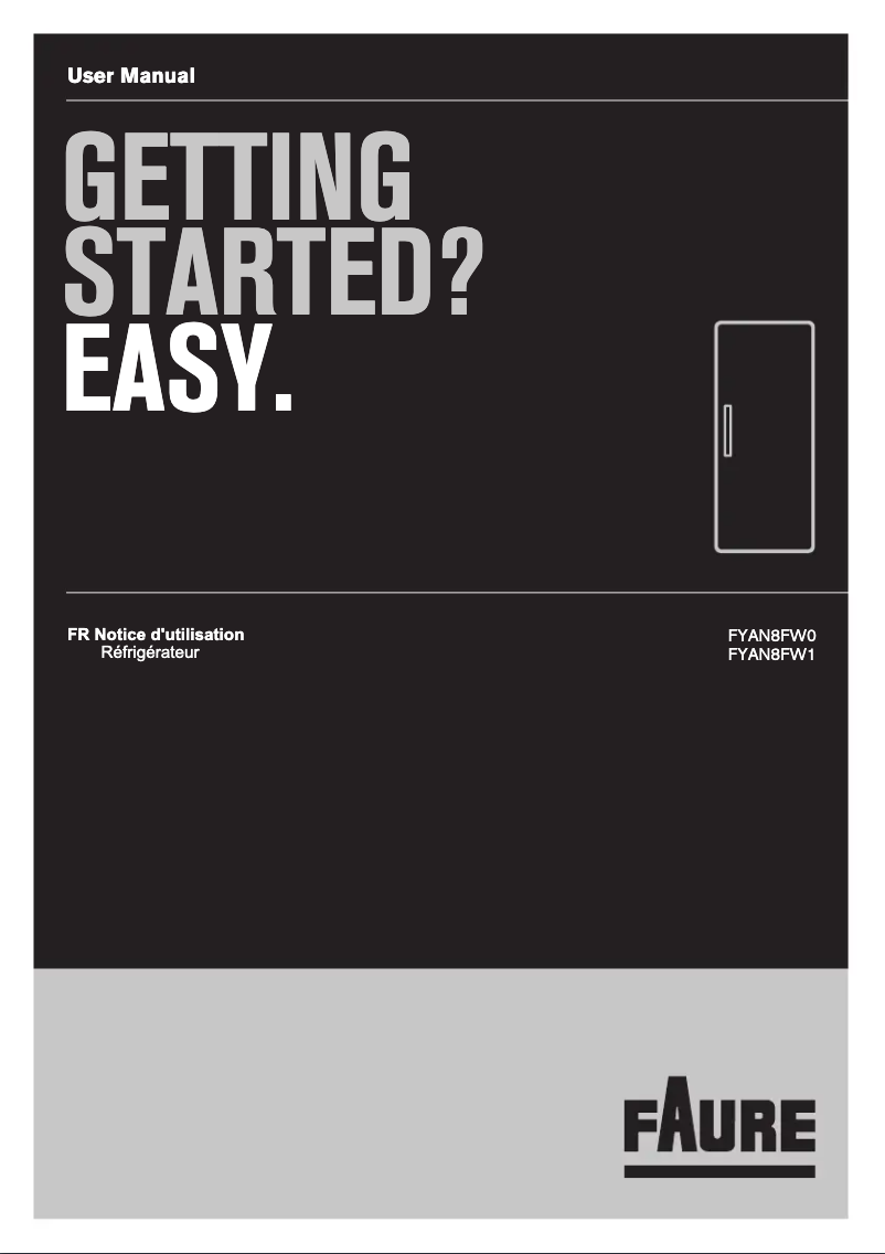 Imagen de la primera página del manual del dispositivo FYAN8FW0