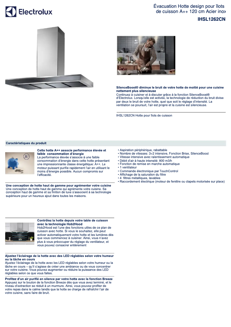 Imagen de la primera página del manual del dispositivo IHSL1262CN