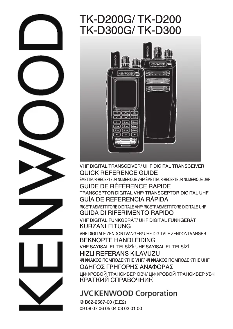 Página 1 del manual Manual de usuario Kenwood TK-D300