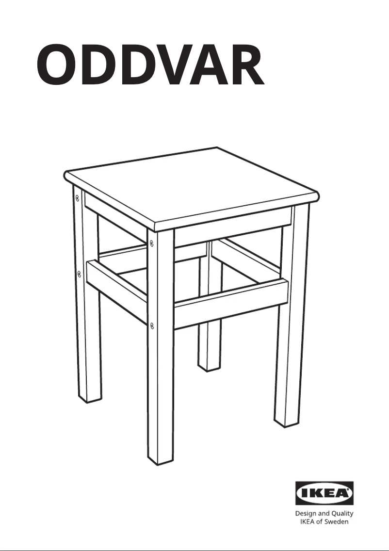 Imagen de la primera página del manual del dispositivo ODDVAR 202.493.30