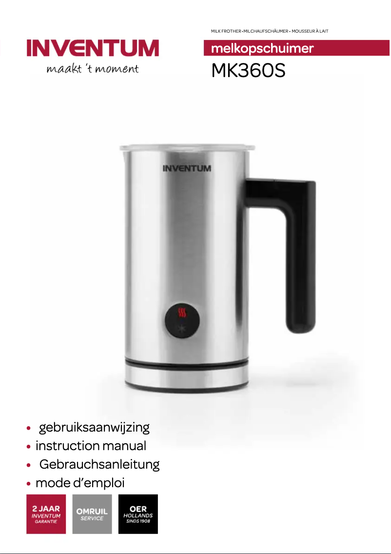 Página 1 del manual Manual de usuario Inventum MK360S