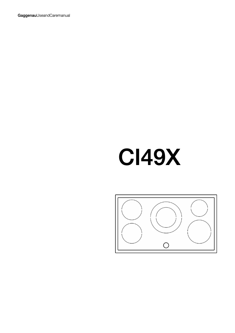 Imagen de la primera página del manual del dispositivo CI 492