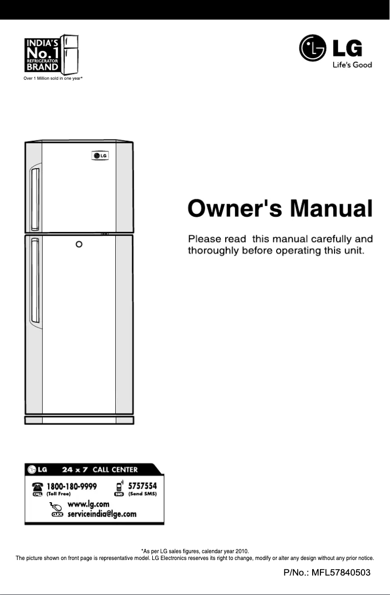 Página nº 1 - Manual de usuario LG GL-304VMG5