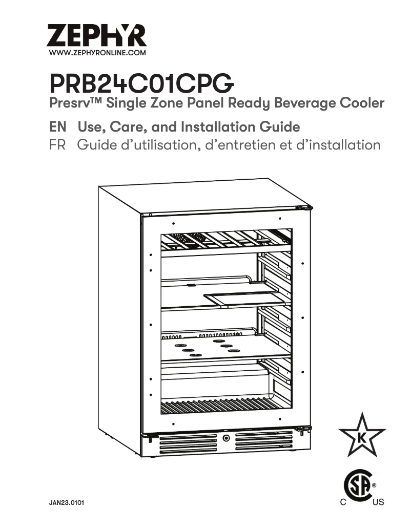 Imagen de la primera página del manual del dispositivo Presrv PRB24C01CPG