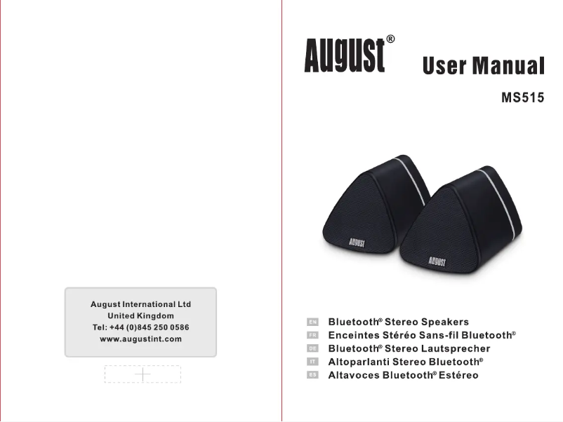 Imagen de la primera página del manual del dispositivo MS515