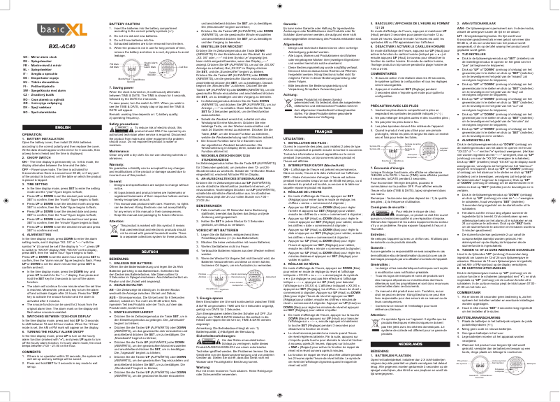 Página 1 del manual Manual de usuario basicXL BXL-AC40