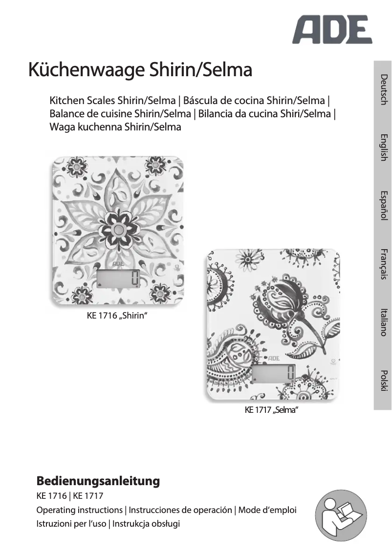 Página 1 del manual Manual de usuario ADE Shirin KE 1716