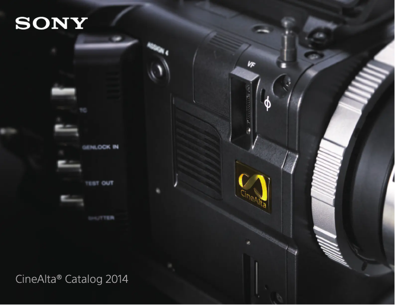 Imagen de la primera página del manual del dispositivo PMW-F55