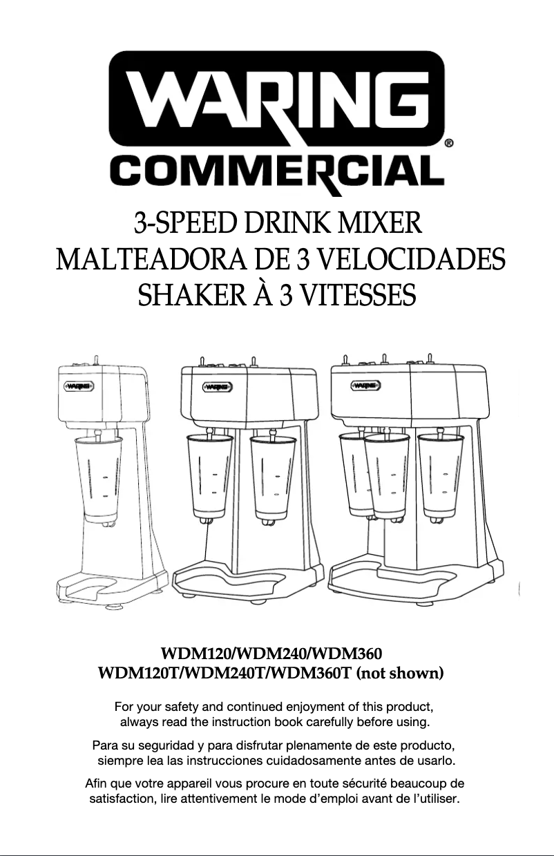 Imagen de la primera página del manual del dispositivo WDM120