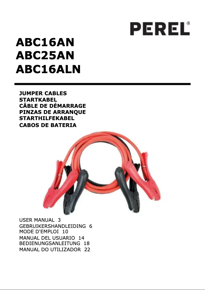 Imagen de la primera página del manual del dispositivo ABC16AN