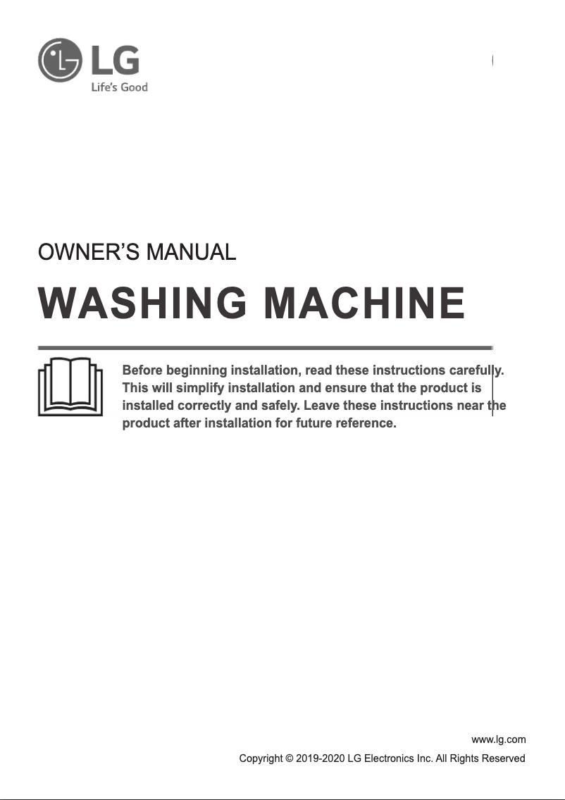 Página nº 1 - Manual de usuario LG T2518VSAB