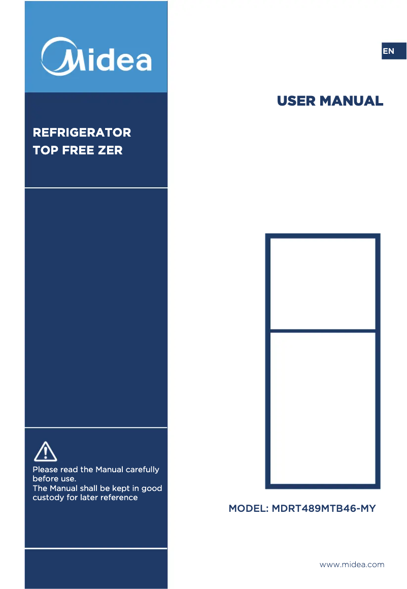 Imagen de la primera página del manual del dispositivo MDRT580MTB46-MY