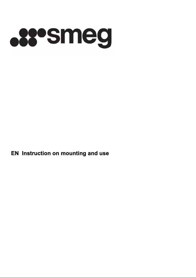 Página 1 del manual Manual de usuario Smeg KSET56X