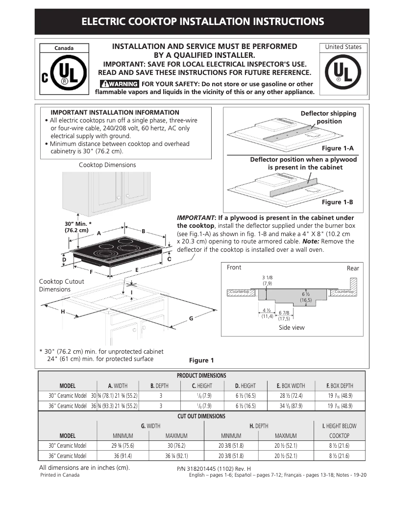 Página 1 del manual Guía de instalación Electrolux EW36CC55GS