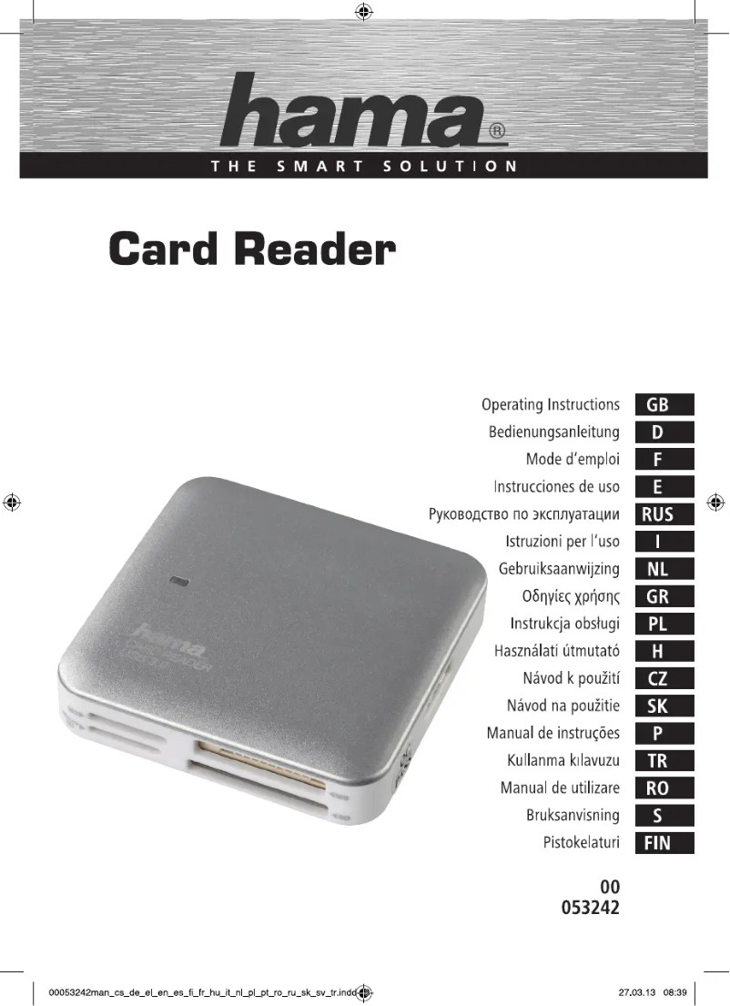 Página 1 del manual Manual de usuario Hama 00053242