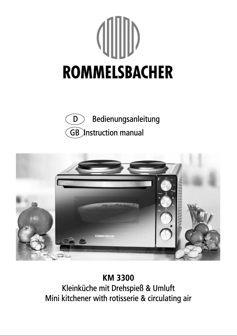 Página nº 1 - Manual de usuario Rommelsbacher KM 3300