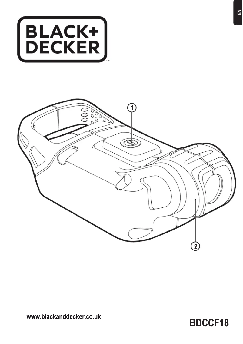 Imagen de la primera página del manual del dispositivo BDCCF18N