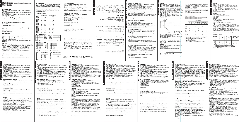 Imagen de la primera página del manual del dispositivo MWE Bronze 600