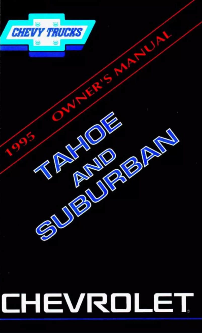 Imagen de la primera página del manual del dispositivo Suburban (1995)