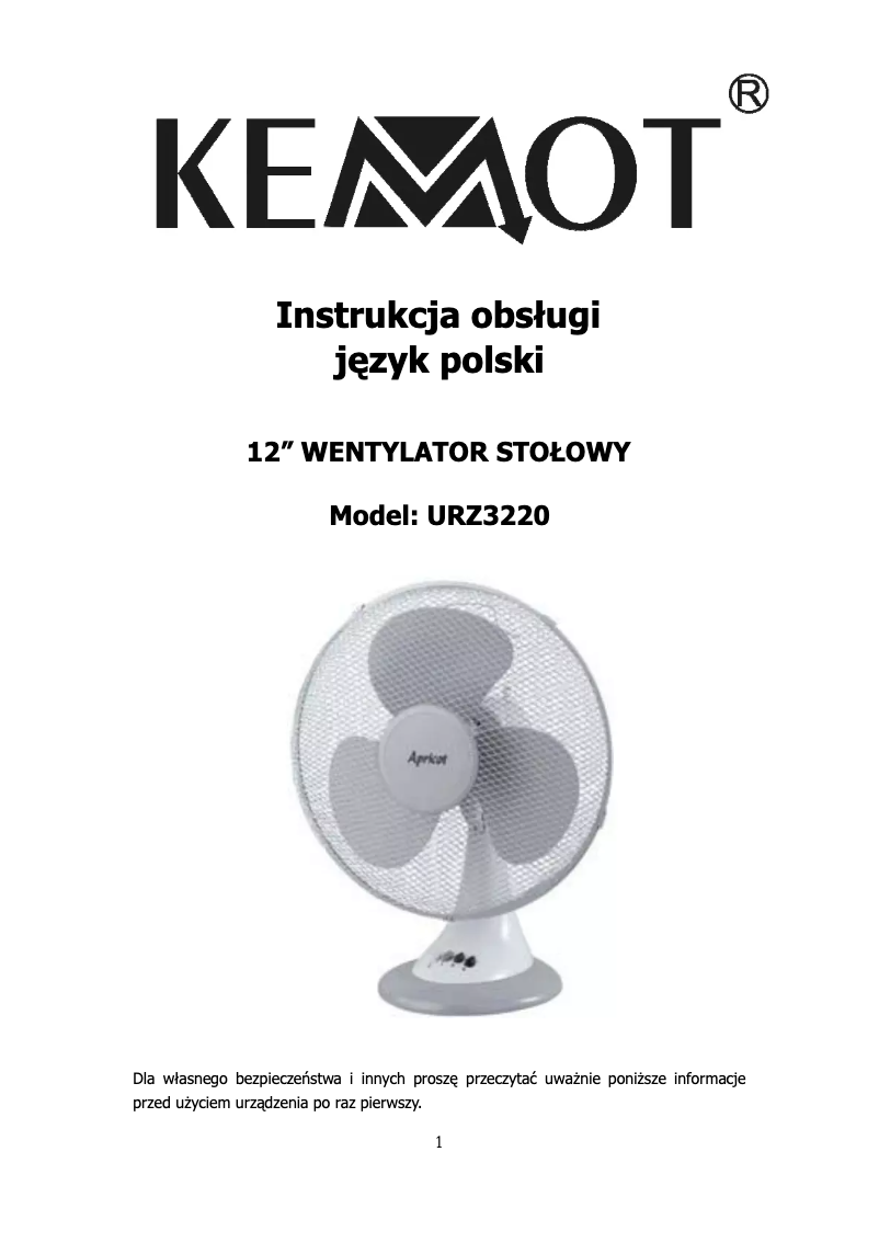 Imagen de la primera página del manual del dispositivo URZ3220