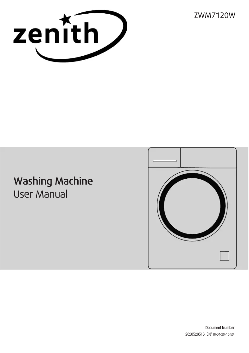Página 1 del manual Manual de usuario Zenith ZWM7121W
