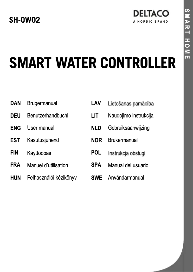 Página nº 1 - Manual de usuario Deltaco SH-OW02